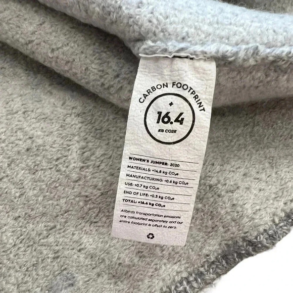 Allbirds Gray Merino Wool Jumper Sweater XS - Picture 3 of 4